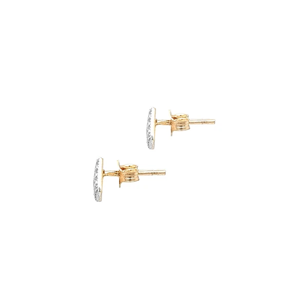 Gold-Ohrringe Ohrringe mit Zirkonen