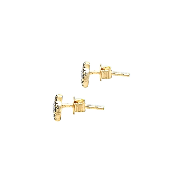 Gold-Ohrringe Ohrringe mit Zirkonen