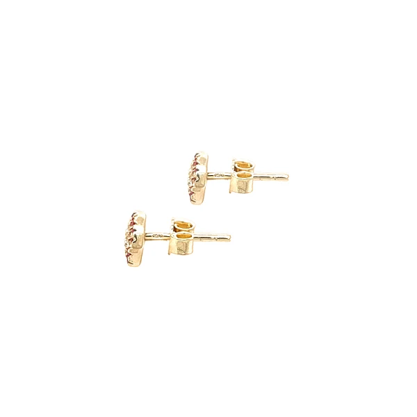 Gold-Ohrringe Ohrringe mit Zirkonen