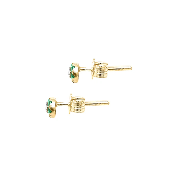Gold-Ohrringe Ohrringe mit Zirkonen
