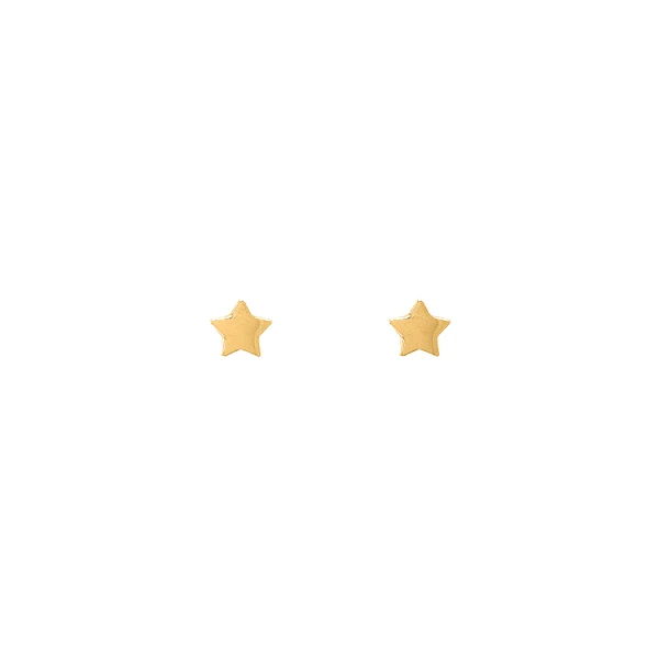 Gold-Ohrstecker Sterne