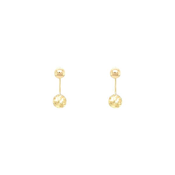 Gold-Ohrringe Perlen