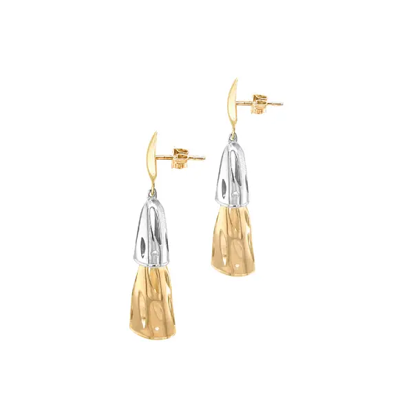 Ohrringe aus Kombinationsgold