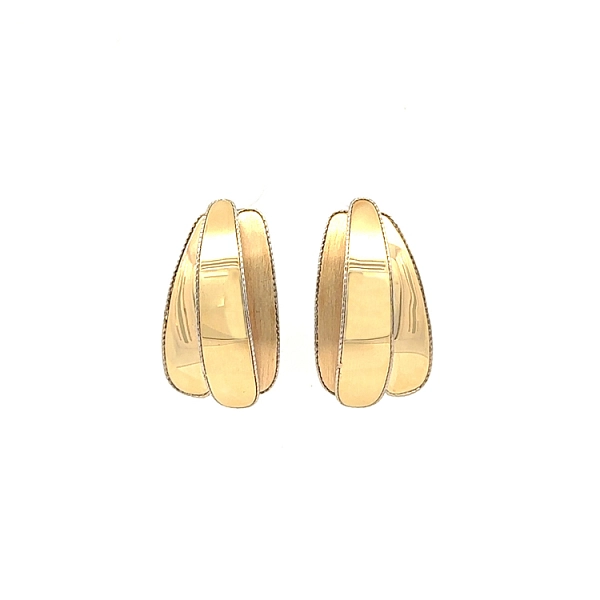 Exklusive Gold-Ohrringe