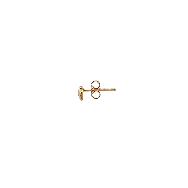 Gold-Ohrringe mit Zirkonen