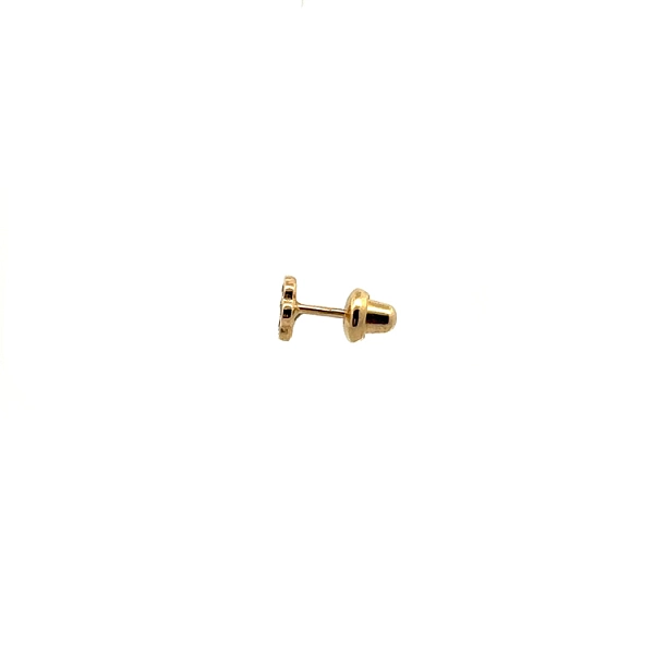 Gold-Ohrringe mit Zirkonen