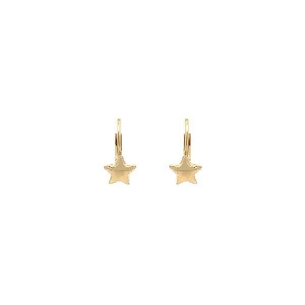 Gold-Ohrringe Sterne