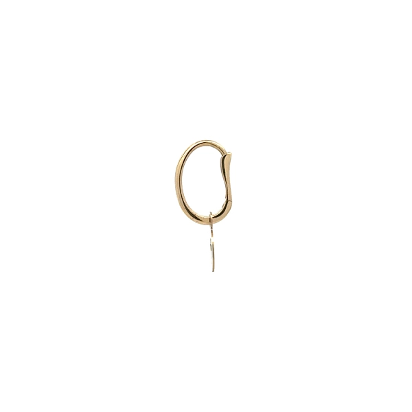 Gold Cross Ohrringe mit Ohrring