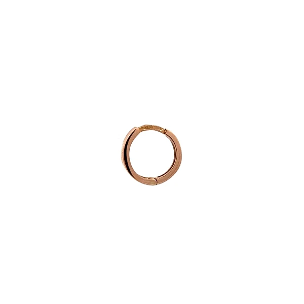 Goldene runde Ohrringe aus Roségold