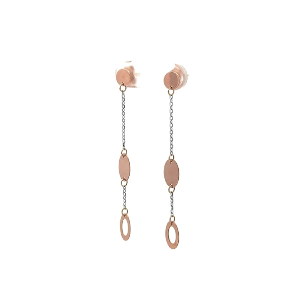 Rosa Gold Ohrringe
