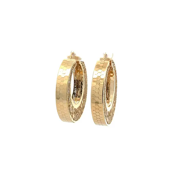 Exklusive Gold-Ohrringe