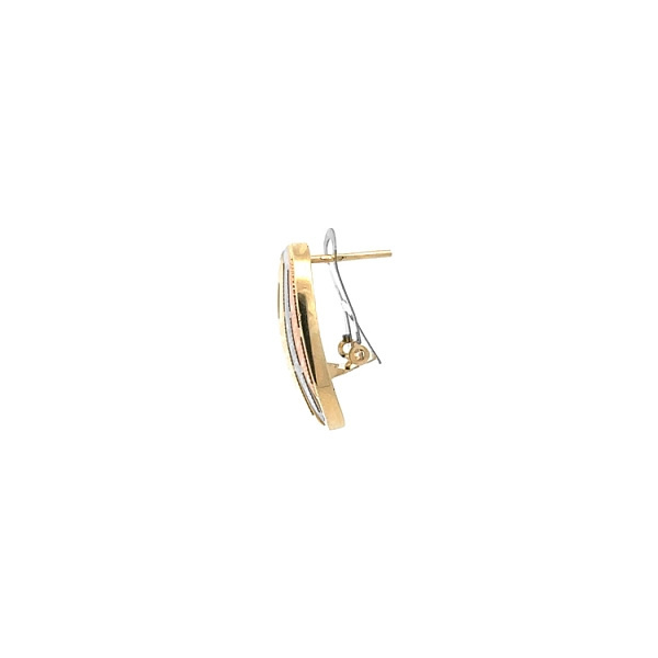 Gold-Ohrringe aus Kombinationsgold