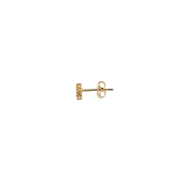 Gold-Ohrringe mit Zirkonen