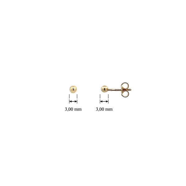 Goldpeck-Ohrringe