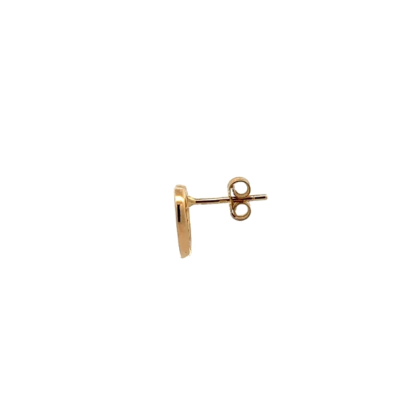 Goldohrringe Herz mit Zirkonen