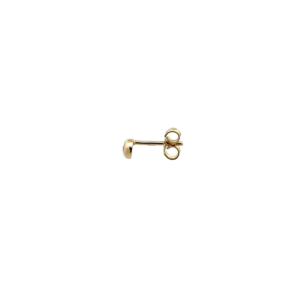 Gold-Ohrringe mit Zirkonen