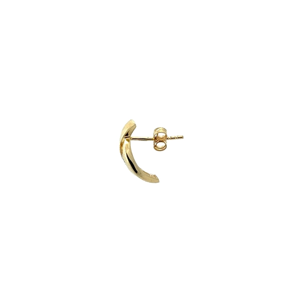 Gold-Ohrringe mit Zirkonen