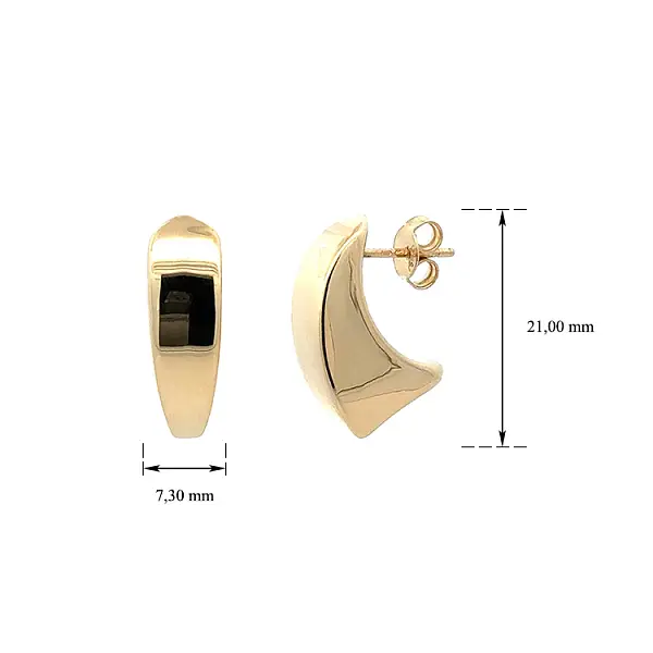 Ohrringe aus Gold Unverwechselbare Ohrringe