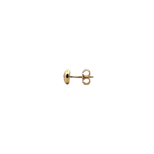 Gold-Ohrringe mit Zirkonen