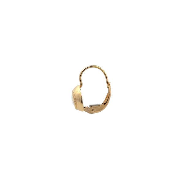 Gold-Ohrringe mit Opal