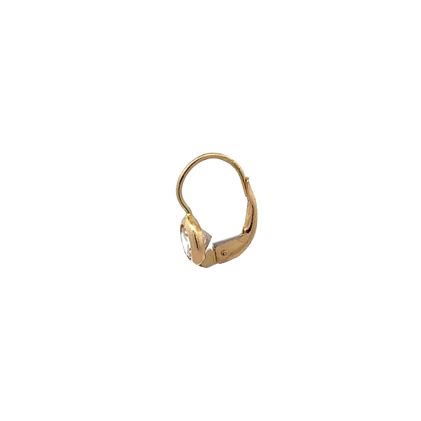Gold-Ohrringe mit Zirkonen