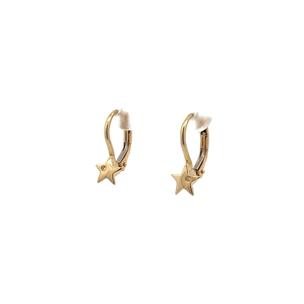 Gold-Ohrringe Sterne