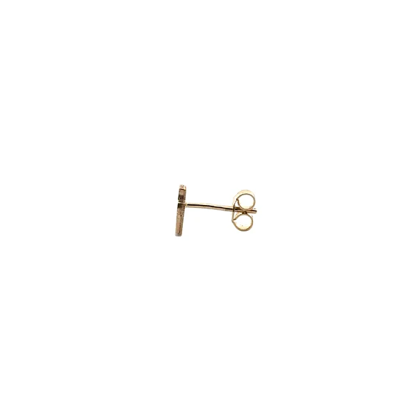 Kreuz-Ohrringe aus Kombinationsgold