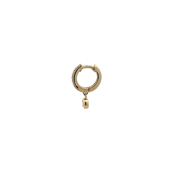Gold-Ohrringe mit Zirkonen