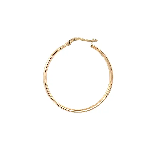 Elegante runde Ohrringe aus Gelbgold