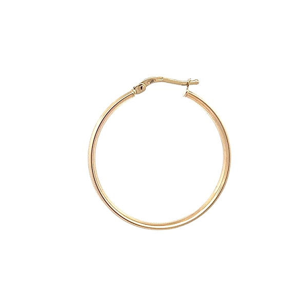 Elegante runde Ohrringe aus Gelbgold