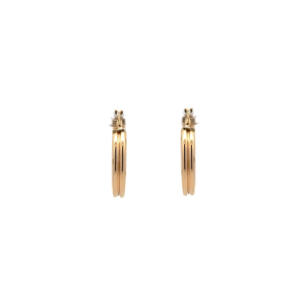 Gold Runde Ohrringe