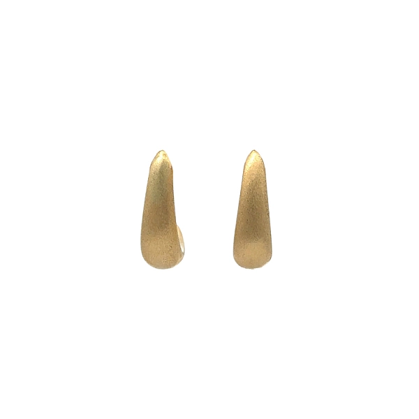 Gold-Ohrringe Halbkreise