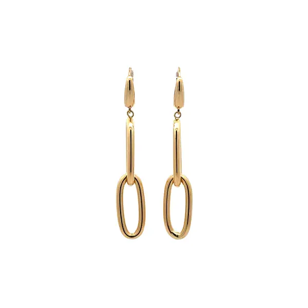 Zarte Anhänger-Ohrringe mit minimalistischem Design