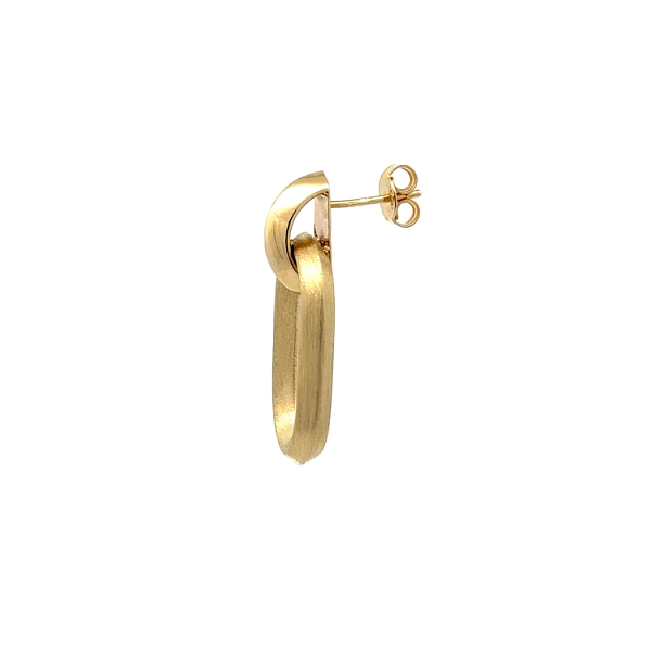 Goldfarbene Ohrringe mit Anhänger