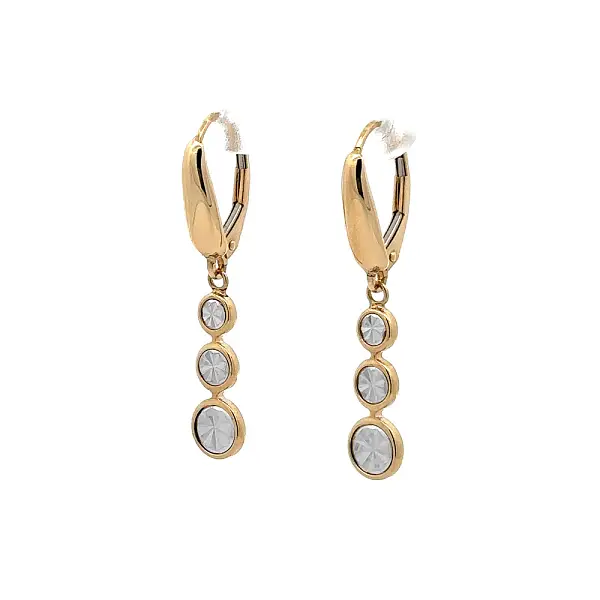 Ohrringe aus Kombinationsgold