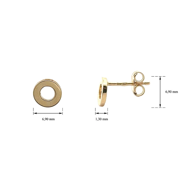 Goldpeck-Ohrringe