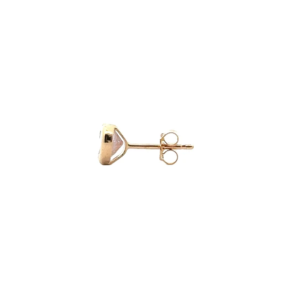 Goldohrringe Herz mit Zirkonen