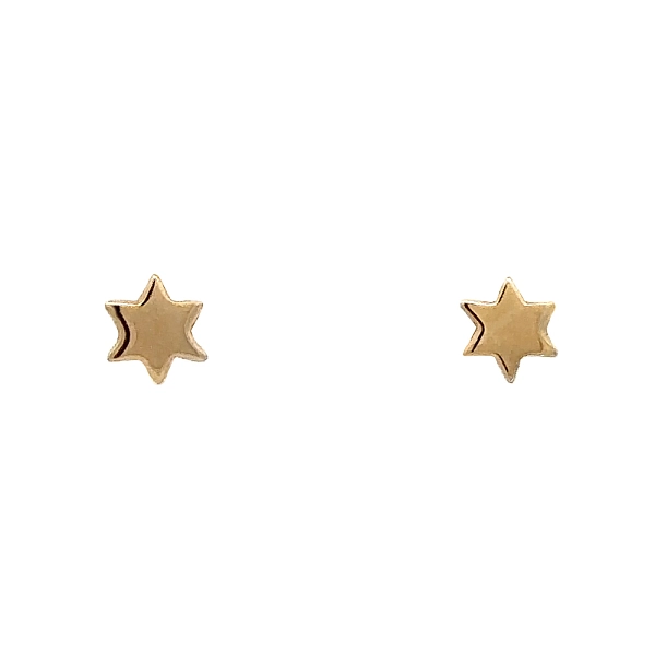 Gold Peck Star-Ohrringe