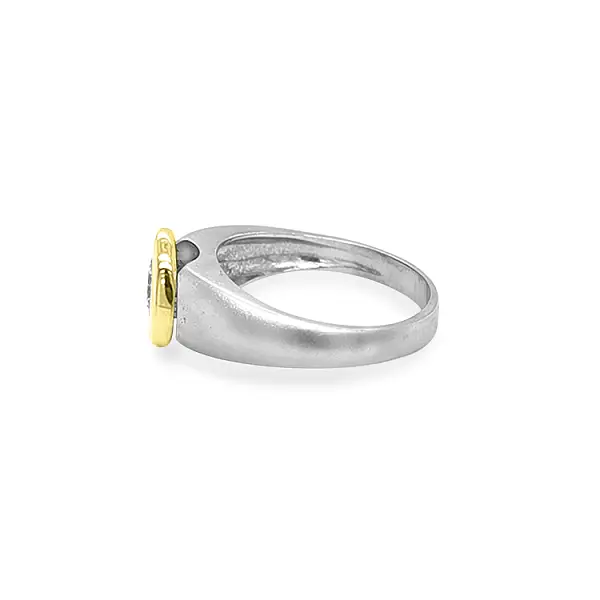 Goldring mit Zirkon
