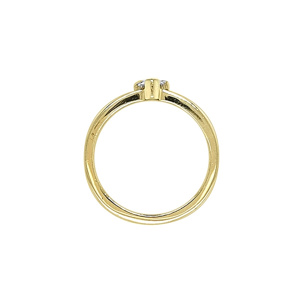 Goldring mit Zirkon