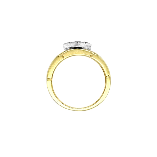 Goldring mit Zirkonen