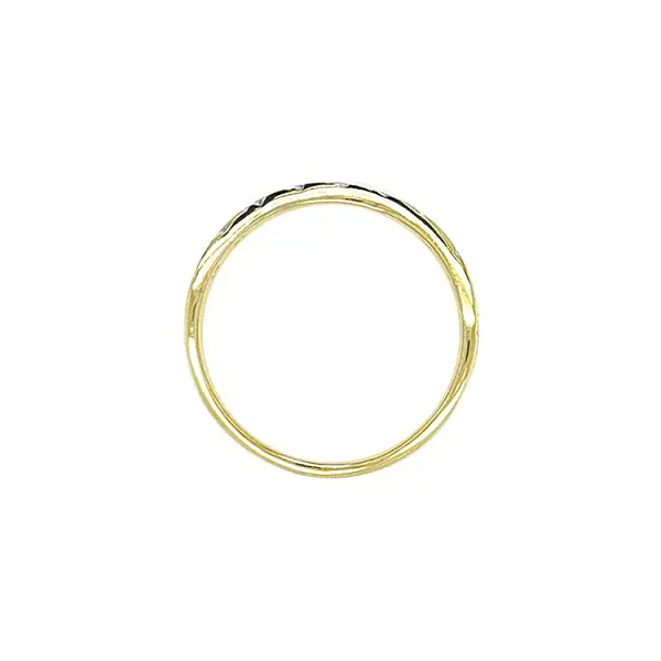 Goldring mit Zirkonen