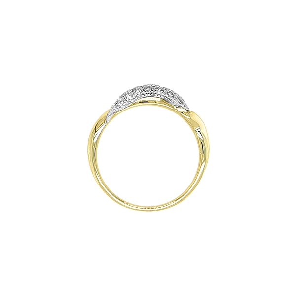 Goldring mit Zirkonen