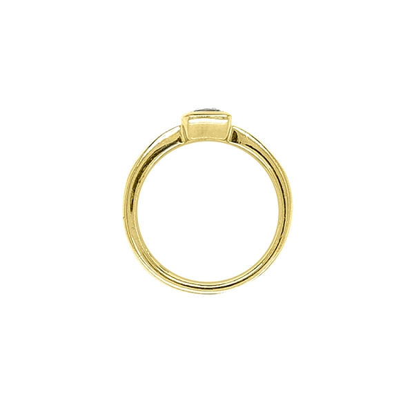 Goldring mit Zirkon