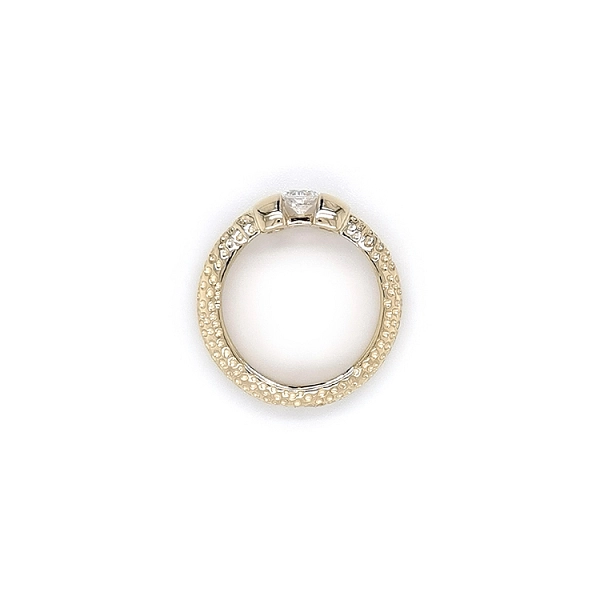 Goldring mit Zirkon