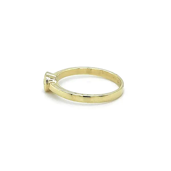 Gold Verlobungsring mit Zirkon
