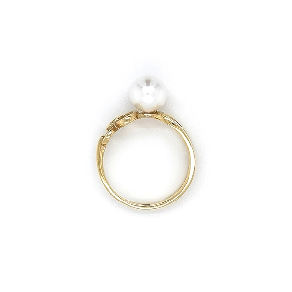 Goldring mit Perle