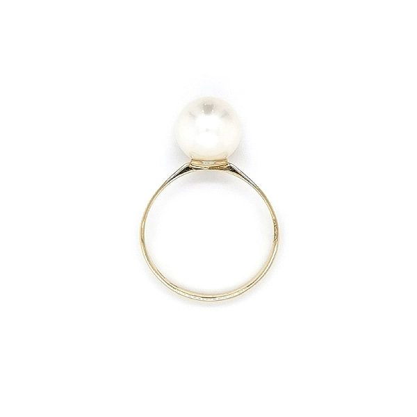 Goldring mit Perle
