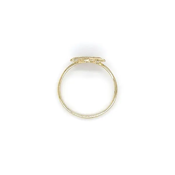 Goldring Hello Kitty mit Zirkonen