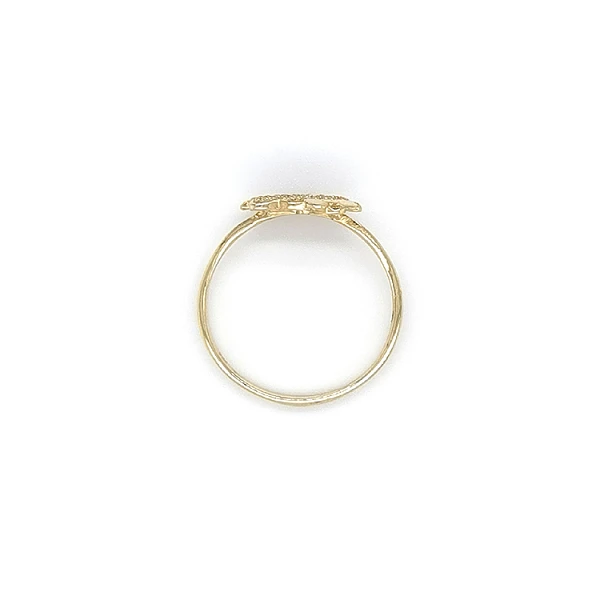 Goldring Hello Kitty mit Zirkonen